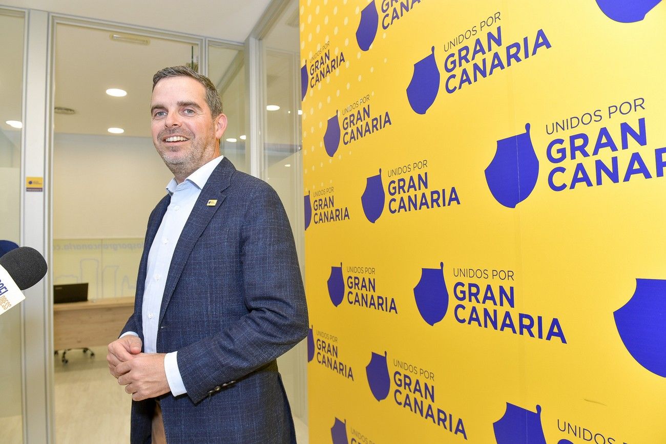 Lucas Bravo de Laguna, candidato de Unidos por Gran Canaria a la presidencia del Gobierno