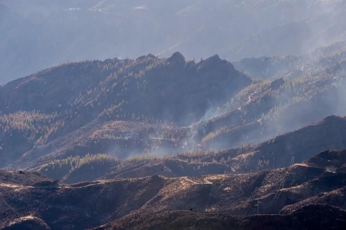 20-08-2019 TEJEDA. Zonas quemadas en la cuenca de Tejeda, desde la Cruz de Tejeda. Fotógrafo: ANDRES CRUZ  | 20/08/2019 | Fotógrafo: Andrés Cruz