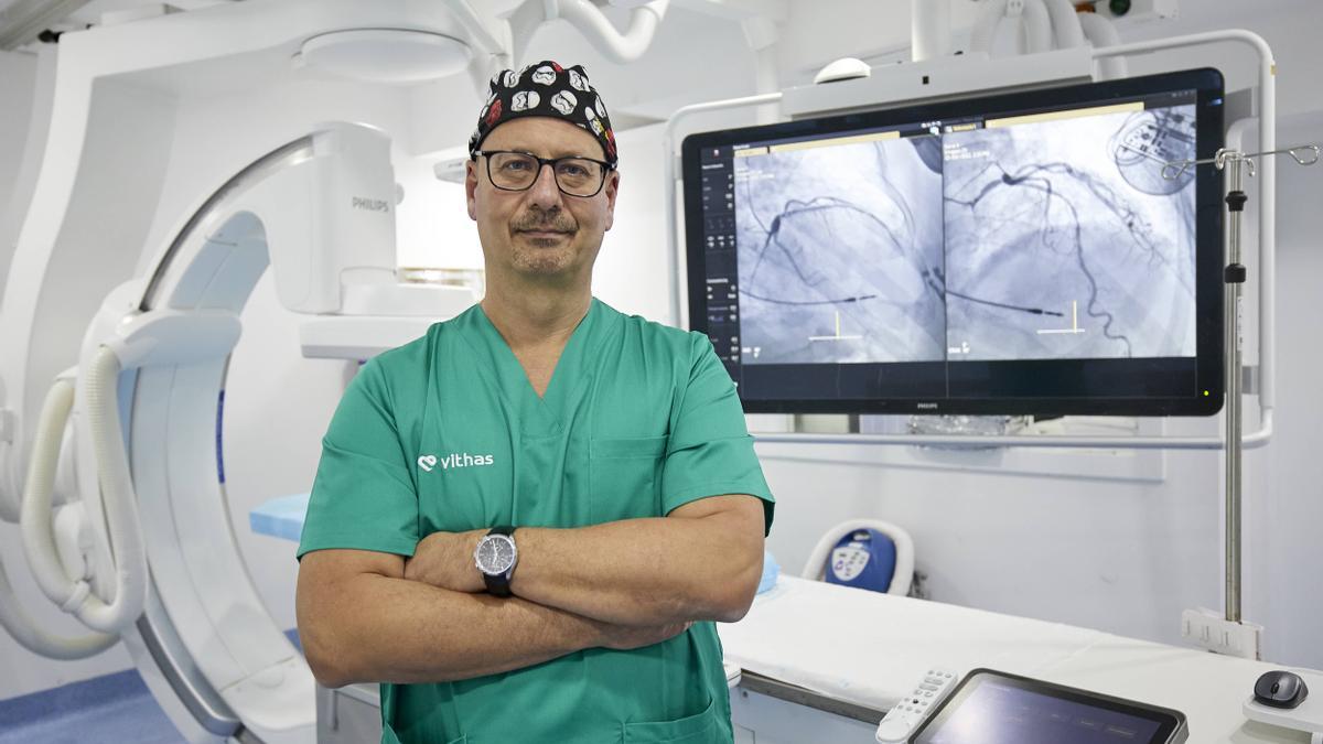 Dr. Egon Gross, jefe del servicio de Cardiología de Vithas Las Palmas.