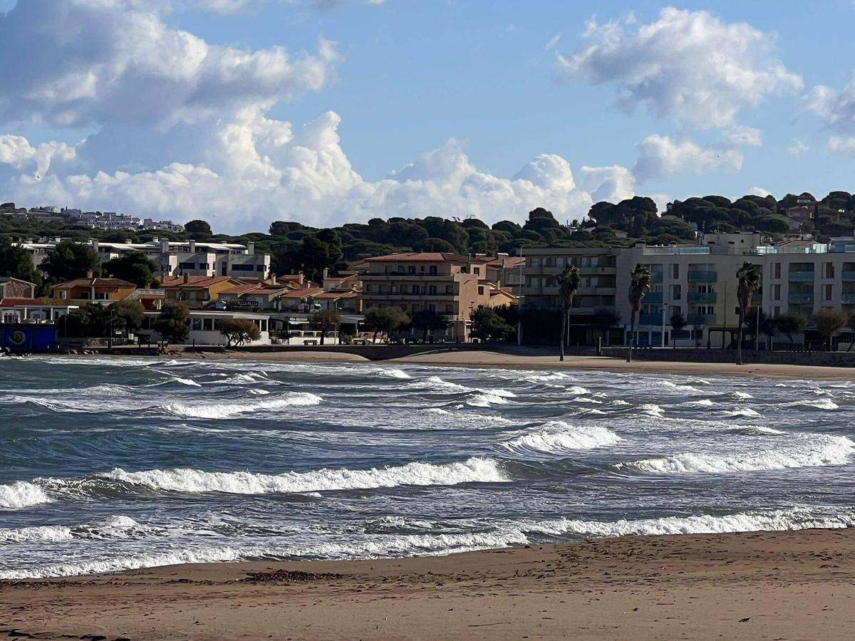 Mala mar aquest divendres a l'Escala.