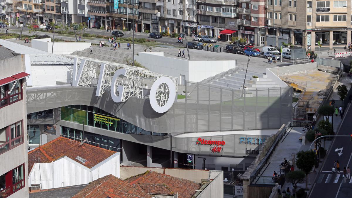 Vista del centro comercial Vialia.