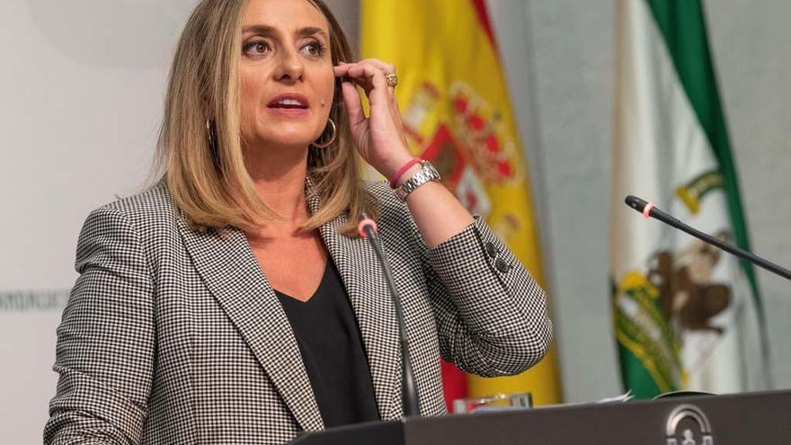 Marifrán Carazo, durante la rueda de prensa posterior al Consejo de Gobierno.