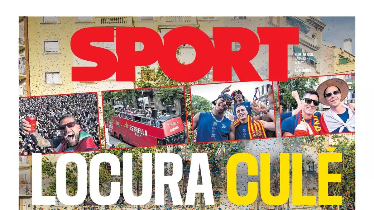 La portada de SPORT de hoy sbado, 17 de mayo de 2025