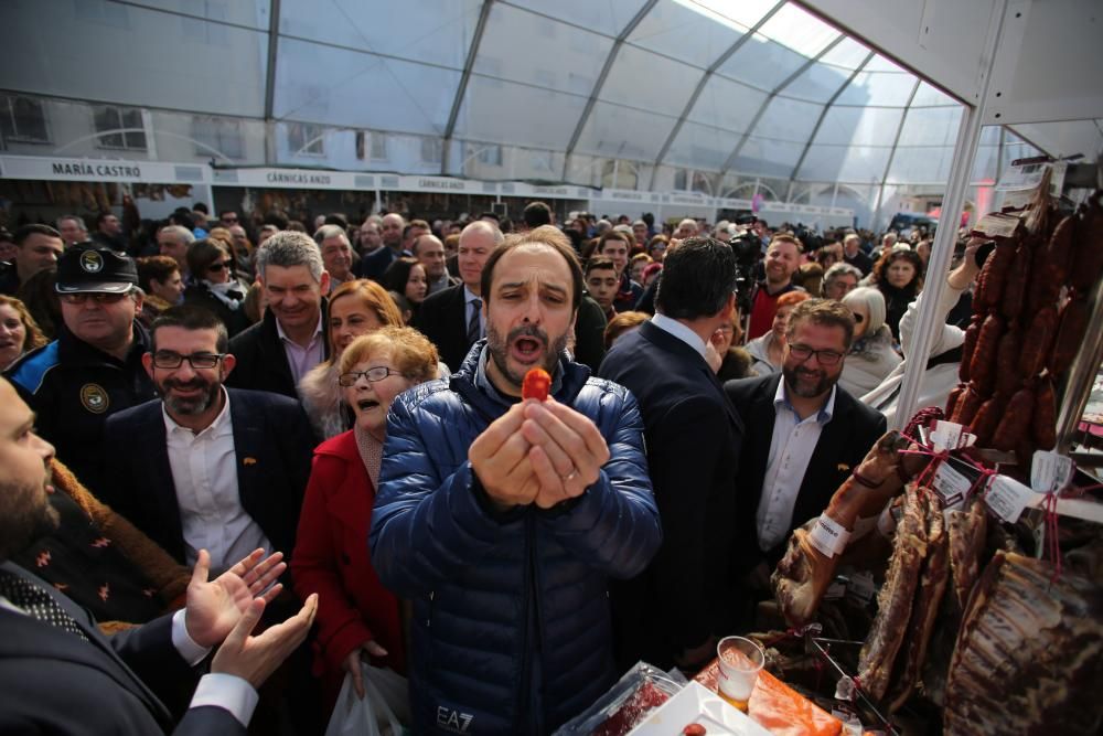 Roberto Vilar fue el encargado de dar el pregón en esta 49ª edición de la Feira do Cocido