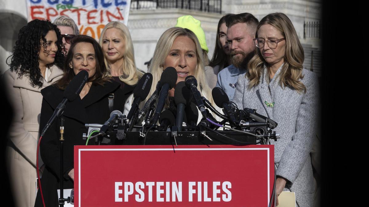 La congresista republicana Marjorie Taylor Greene.