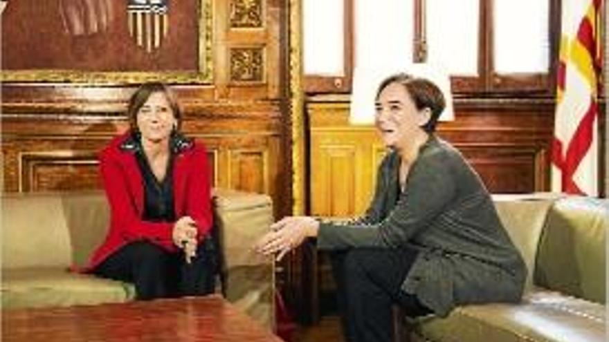 Forcadell i Colau, d&#039;acord en afers socials