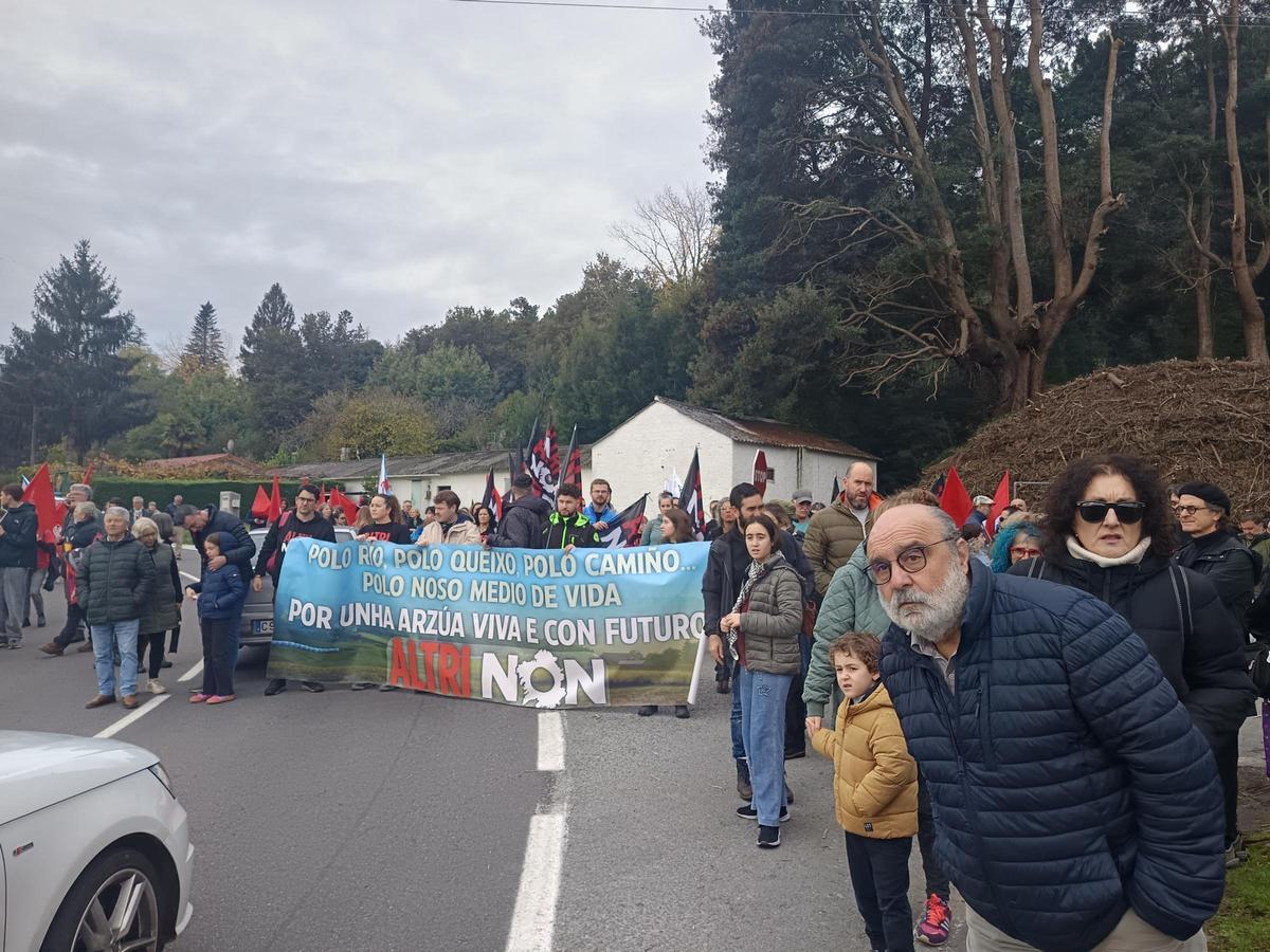 Parte de los manifestantes.