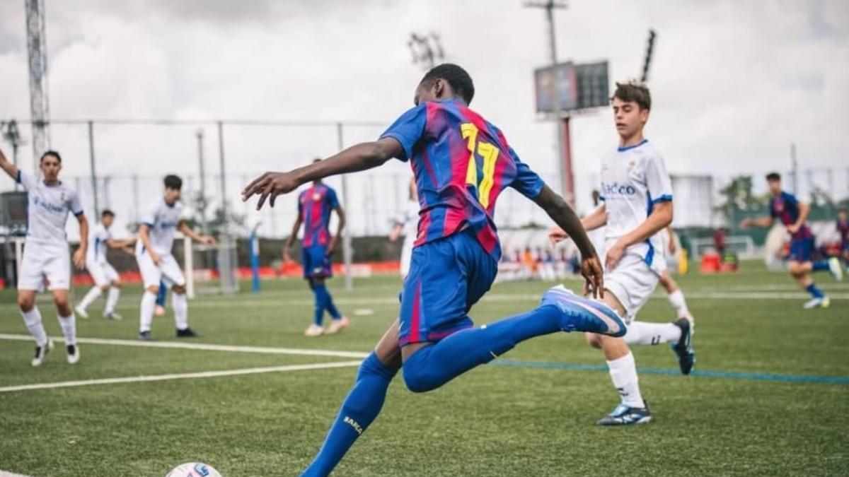 Mamadou Keita, otro extremo zurdo estilo Raphinha con alma de goleador