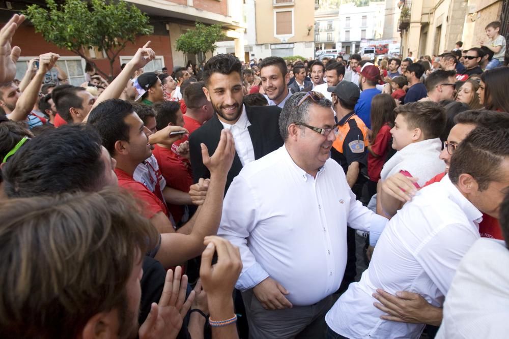 Saguntino. Celebración por el ascenso a 2ªB.