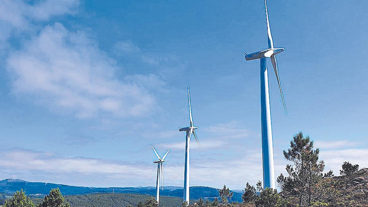 Parque eólico en Galicia