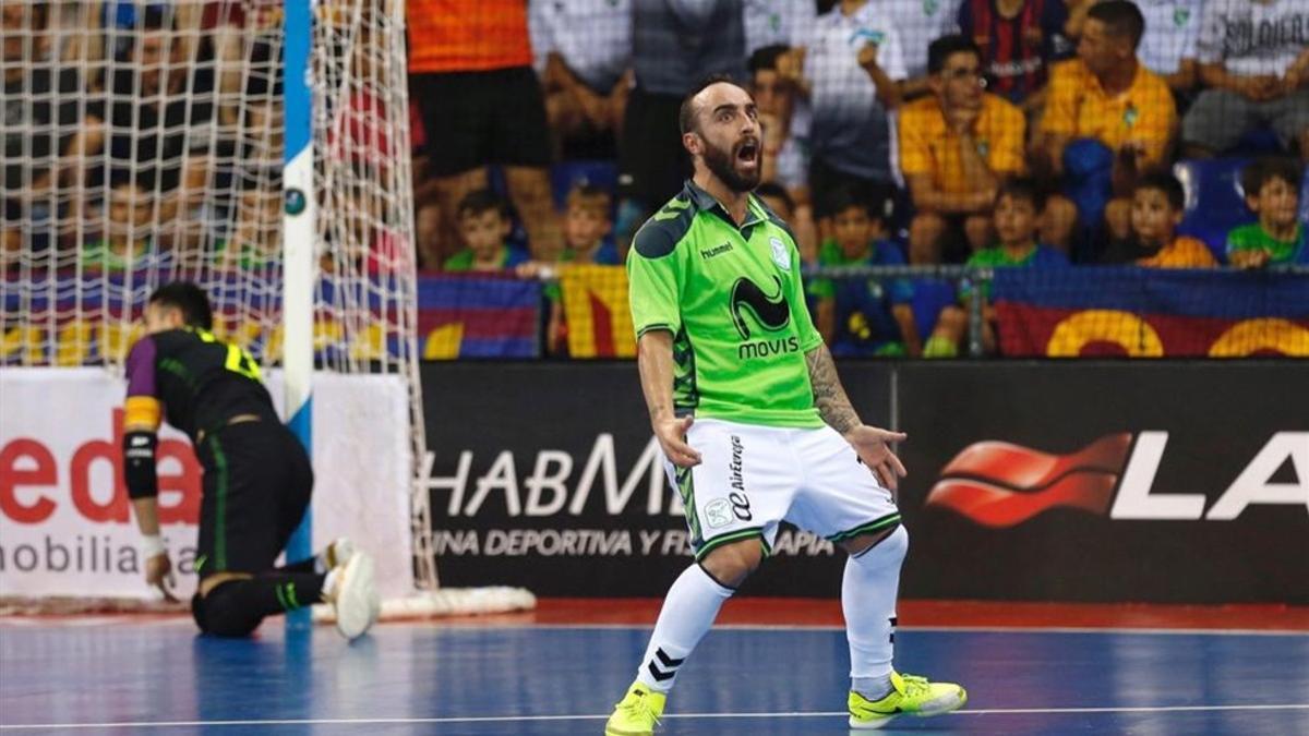 Ricardinho, en el Palau en el cuarto partido de la pasada final