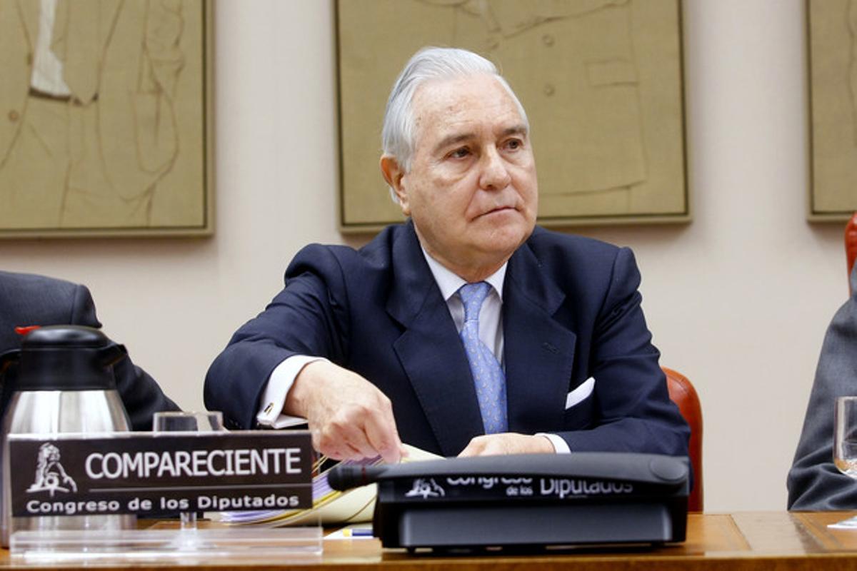 Carlos Dívar, al Congrés dels Diputats. Carlos Dívar, al Congrés dels Diputats.