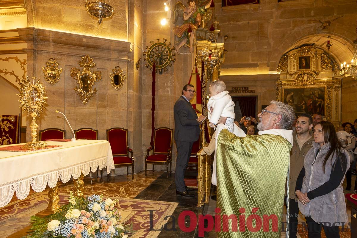 Presentación a la Vera Cruz de Caravaca de los niños nacidos en 2023