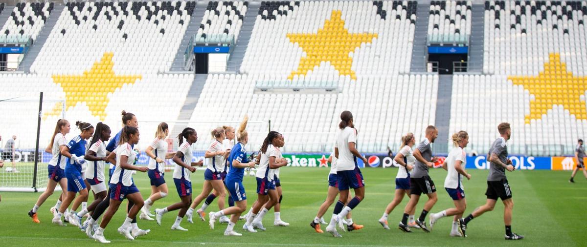 El Lyon, preparado para la final de la Champions League El Lyon, preparado para la final de la Champions League