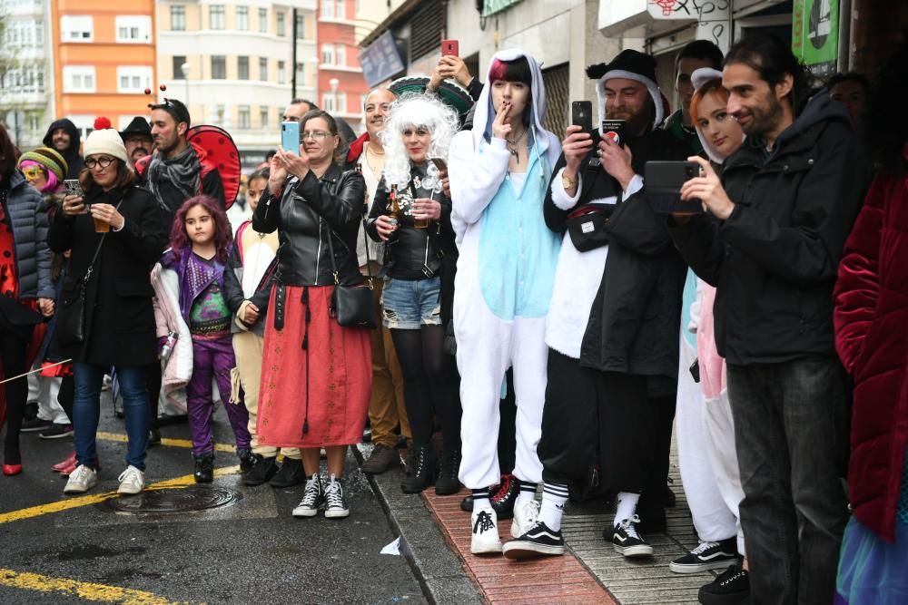 Martes ''choqueiro'' en A Coruña pese a la lluvia