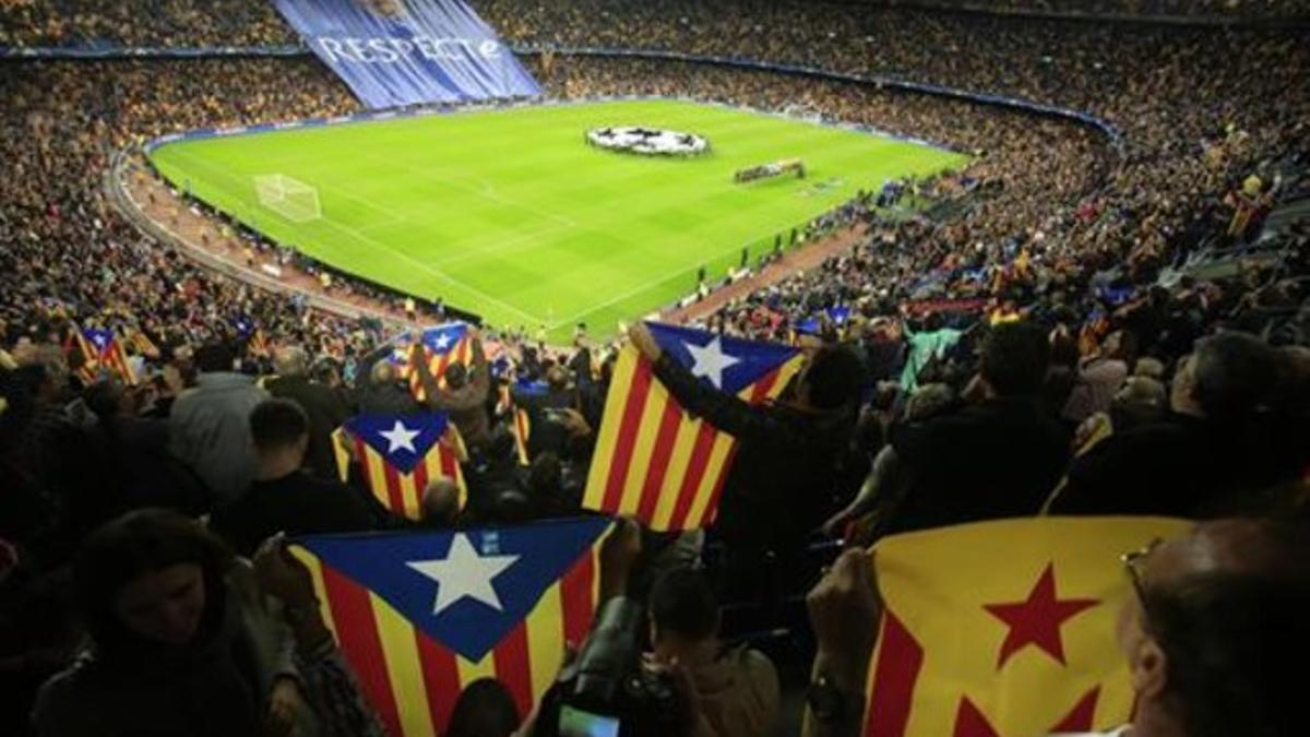 Estelades en el Camp Nou