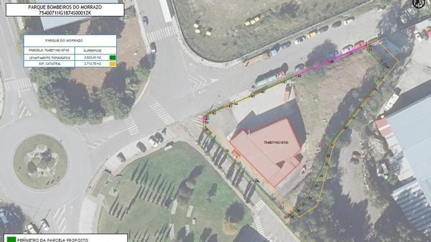 El consorcio pide a Bueu que ceda de nuevo la parcela del parque de bomberos y detecta errores en la superficie