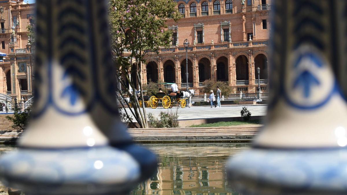 La Plaza de España de Sevilla estará protegida este año con un contrato de mantenimiento