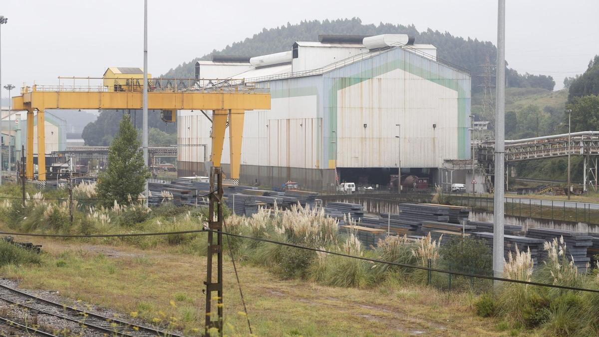 El parque regulador de Arcelor, en Tabaza.