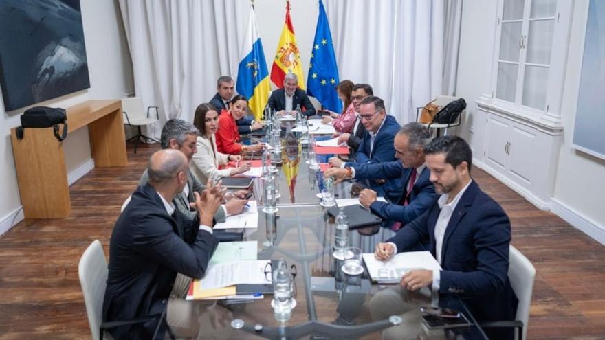 Un momento del Consejo de Gobierno de este lunes.