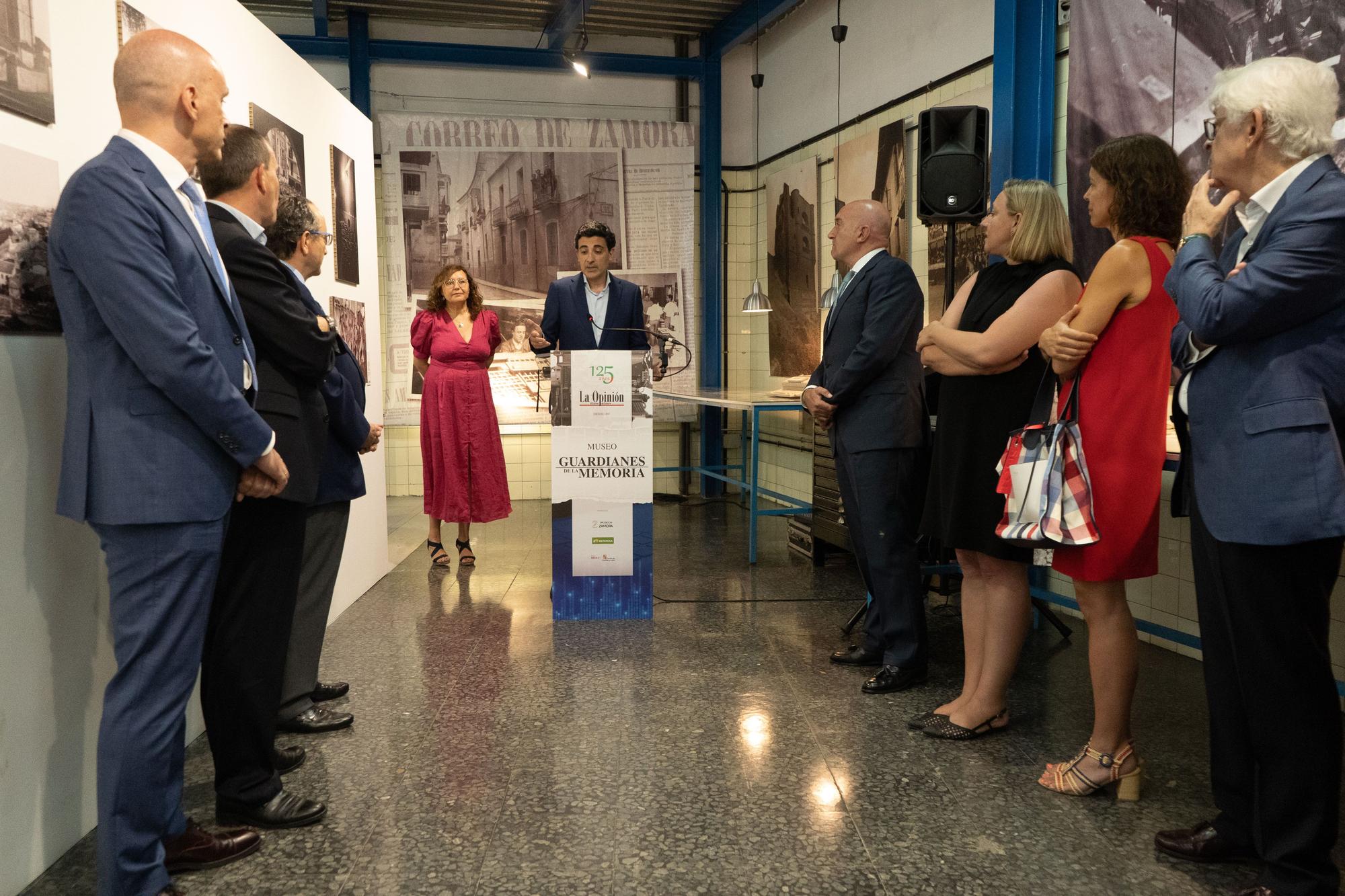 Inauguración del "Museo de la memoria" en la sede de LA OPINIÓN-EL CORREO DE ZAMORA