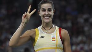 Carolina Marín se clasifica para los cuartos de final tras derrotar a Beiwen Zhang