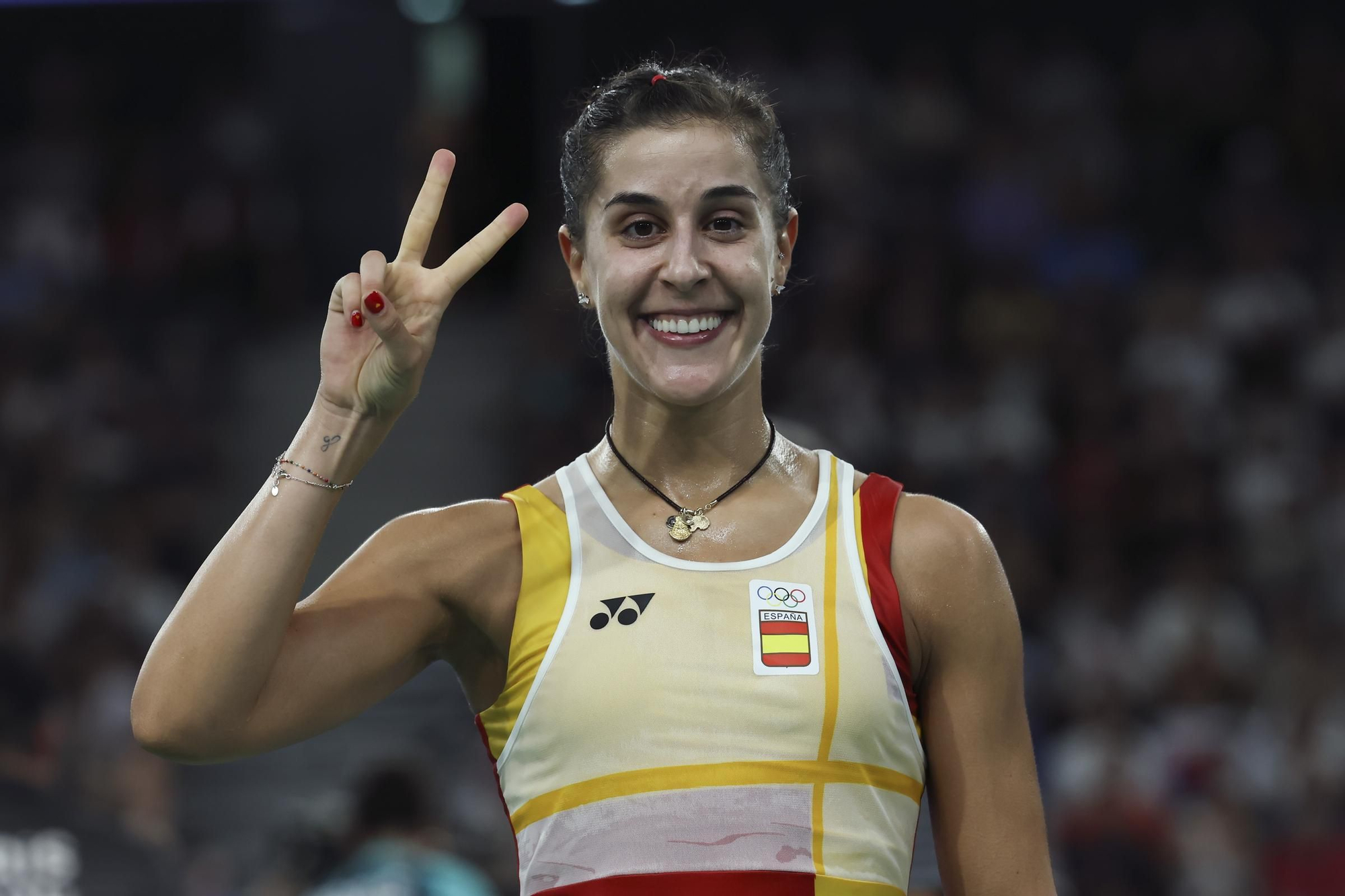 Carolina Marín se clasifica para los cuartos de final tras derrotar a Beiwen Zhang