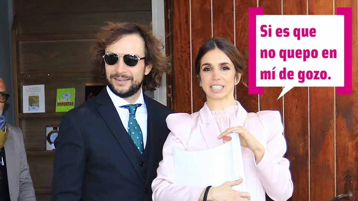 Elena Furiase junto a su chico Gonzalo Sierra