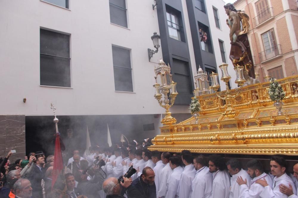 Las imágenes del Resucitado, la procesión del Domingo de Resurrección que pone punto final a la Semana Santa de Málaga