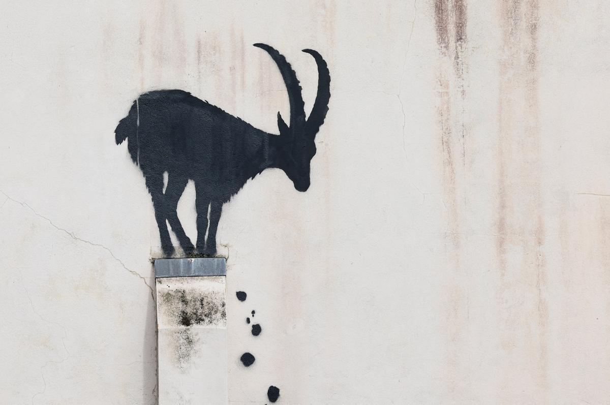 La nueva obra del artista urbano Banksy en el barrio de Richmond, al suroeste de Londres