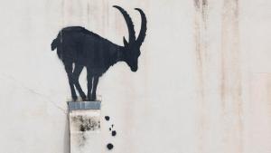 La nueva obra del artista urbano Banksy en el barrio de Richmond, al suroeste de Londres