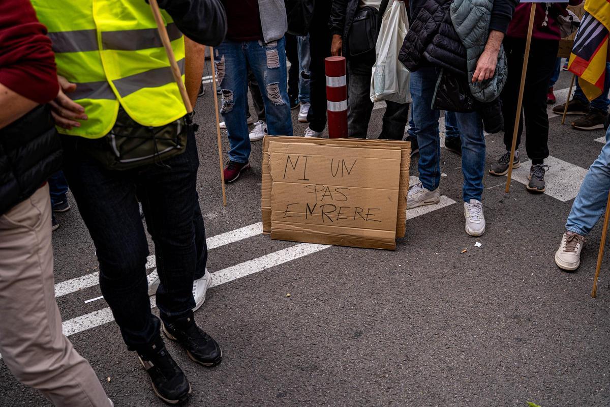 Los trabajadores del metal llevan su protesta al centro de Barcelona