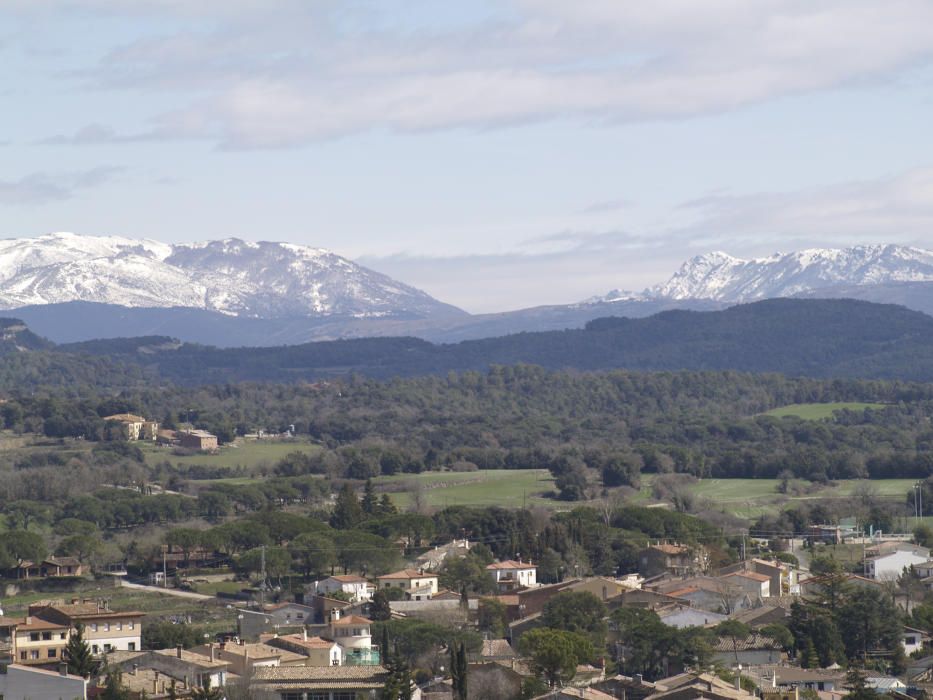 Montseny. A les altes muntanyes del Montseny, per l’època de l’any en què som, encara hi queda força neu.