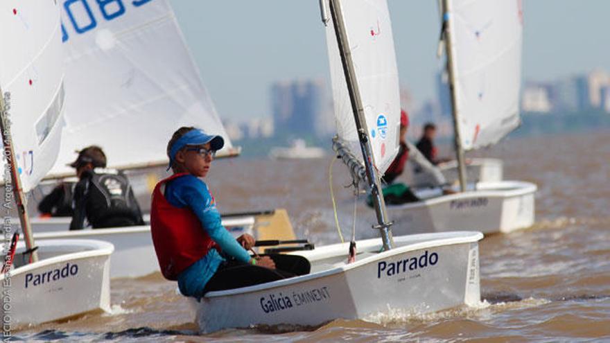 Aina Colom durante la competición.