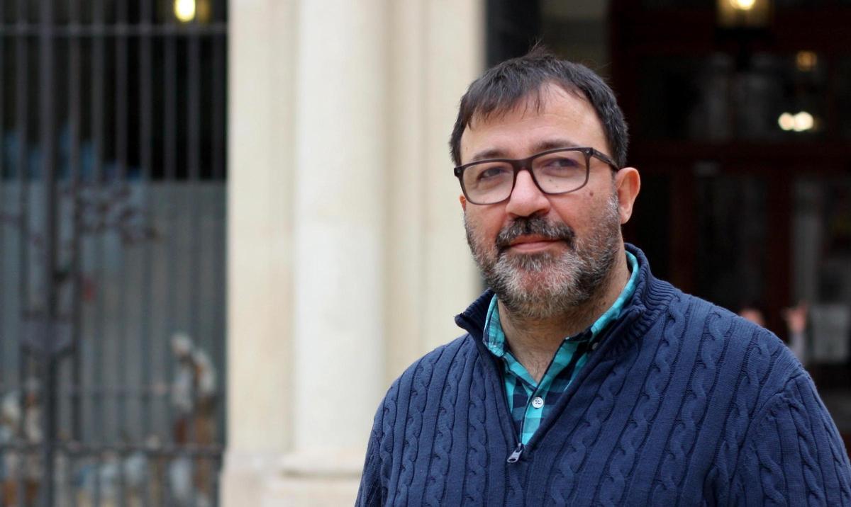 El portavoz de Compromís, David Guardiola.