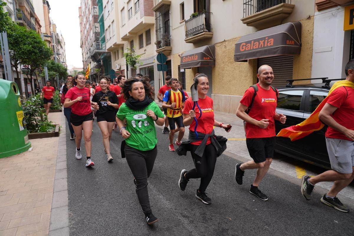 El Correllengua Agermanat a su paso por Castelló