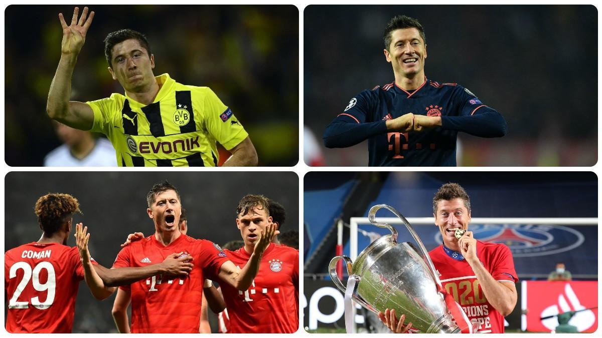 Lewandowski ha vivido noches europeas inolvidables