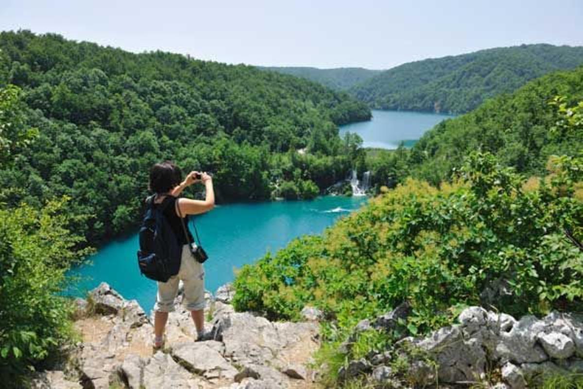 Lago Milanovac en el Parque Nacional de los Lagos de Plitvice.