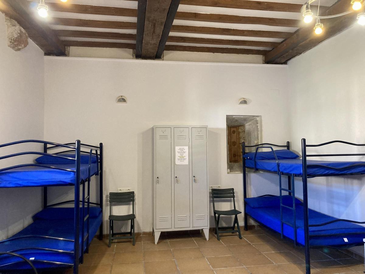 Algunas de las habitaciones del albergue