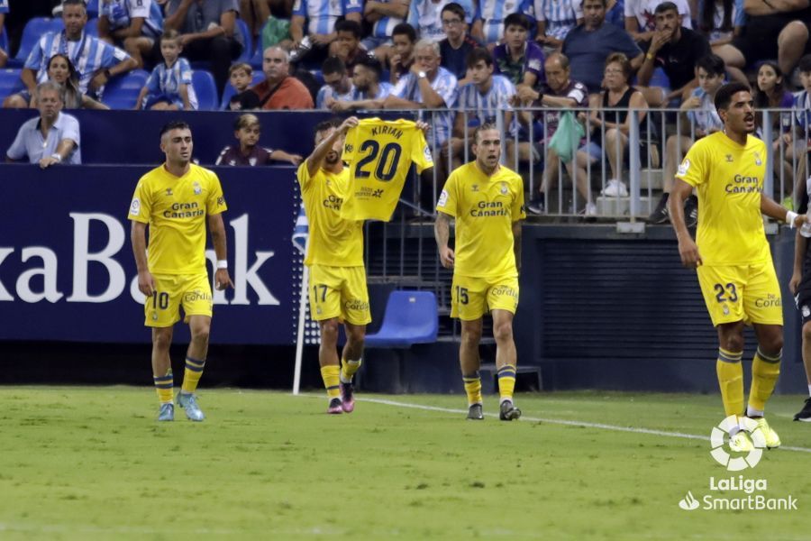 El Málaga CF - UD Las Palmas, en imágenes