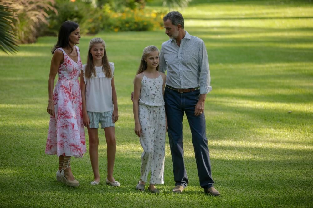 Familienfoto der spanischen Könige auf Mallorca