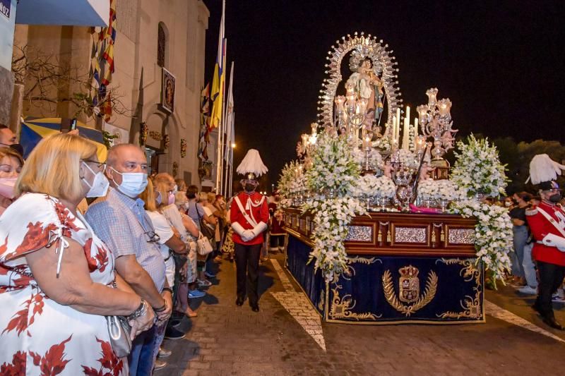 Primera procesión virgen de La Luz tras la pandemia