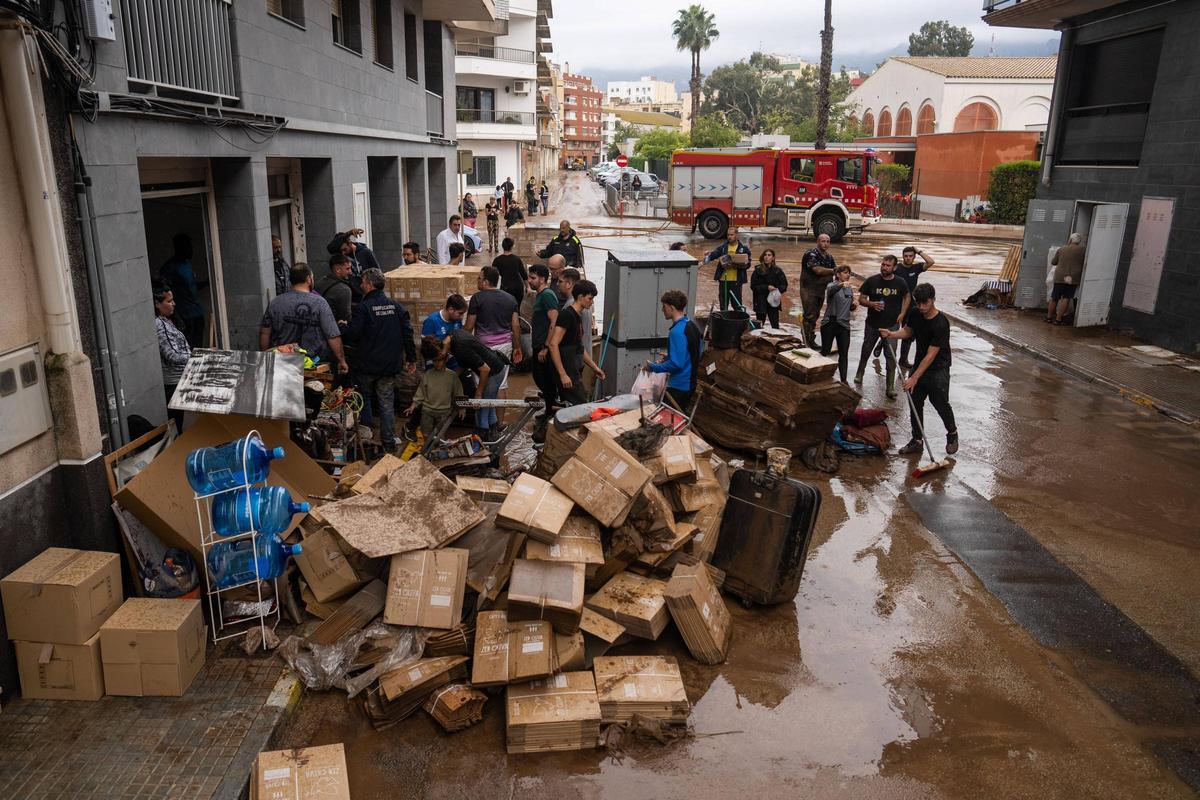 Destrozos provocados por la dana en el Montsià