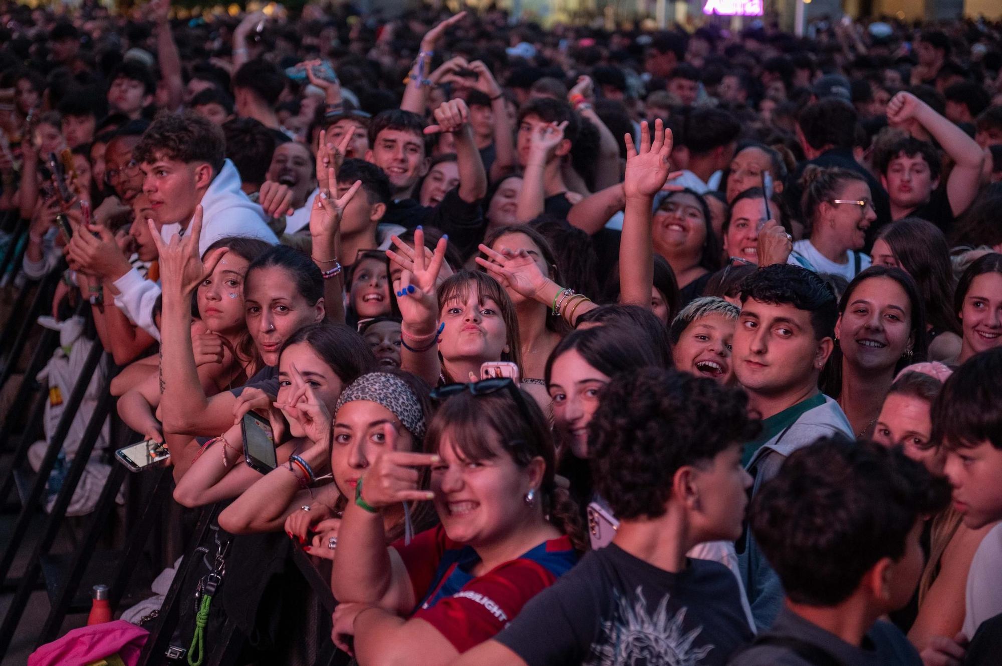 Concierto de Omar Montes en las fiestas de María Pita