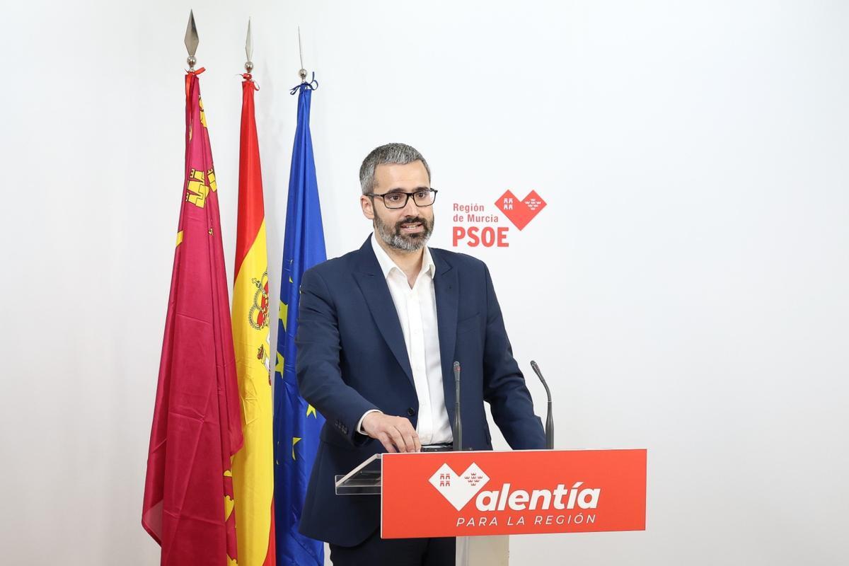 El secretario general del PSOE en la Región, Francisco Lucas