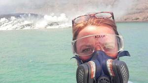 María Gómez Ballesteros: «La lava del volcà de La Palma va elevar la temperatura del mar fins a set graus»