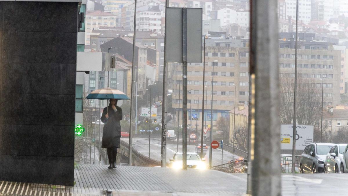 Borrasca Joseph, lluvia y tiempo desapacible en Santiago