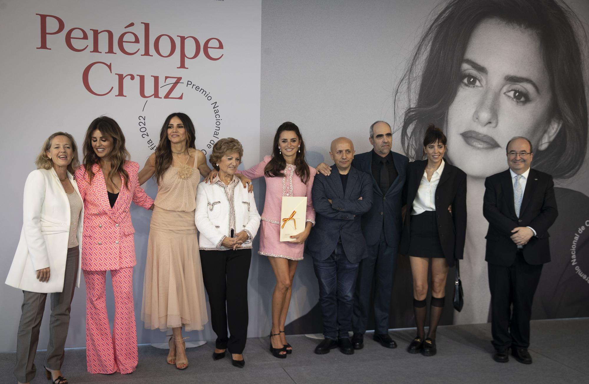 Penélope Cruz recibe el Premio Nacional de Cinematografía