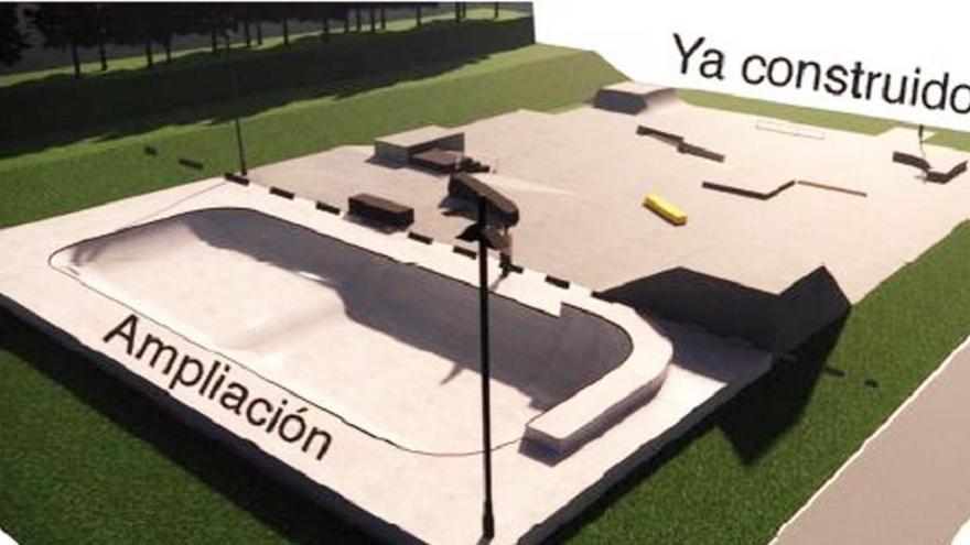 Ampliación de la ‘skate’ plaza. |   // L.O.