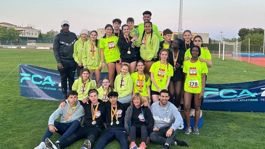 L&#039;AA Figueres sub-16 s&#039;exhibeix al Campionat Gironí amb 46 medalles